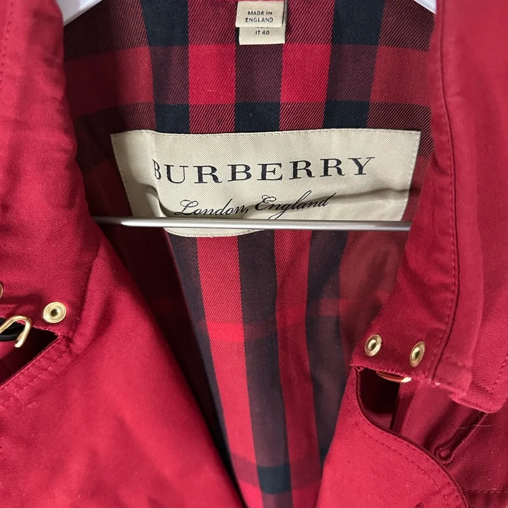 Burberry Scarlet Trench Coat - Picture 4 of 13